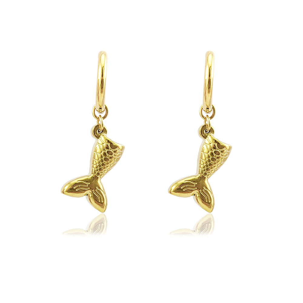 Pendientes HUIDANG tendencia 2 - Conch Earring Hoop reseña y precio