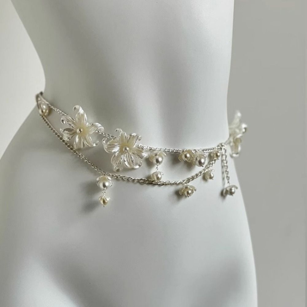 Cadenas de cintura con perlas  - Qualiti Body Jewelry reseña y precio