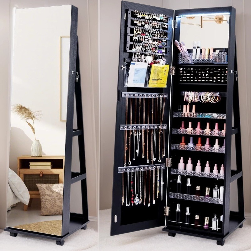 Espejo inteligente giratorio d - Body Jewelry Storage reseña y precio