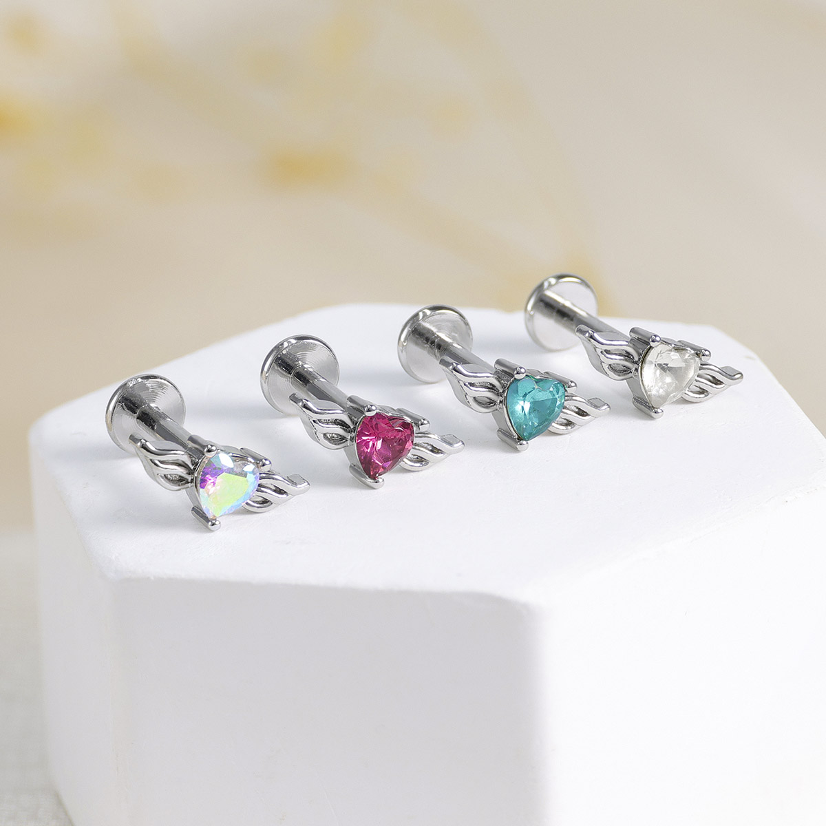 1 Pieza Piercing de Labio de A - Body Jewelry Back reseña y precio