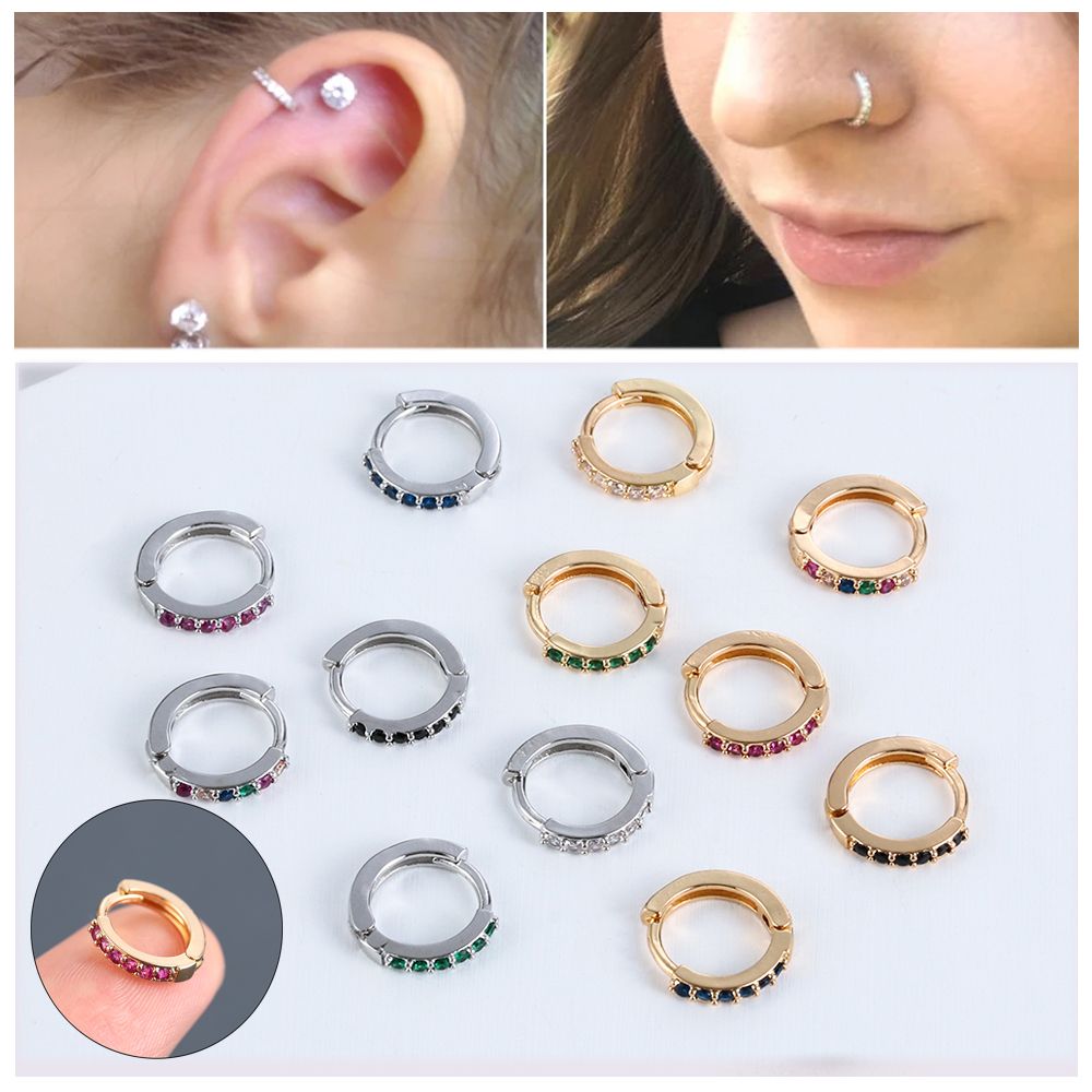 Pendiente de aro Huggie Daith  - Conch Earring Hoop reseña y precio